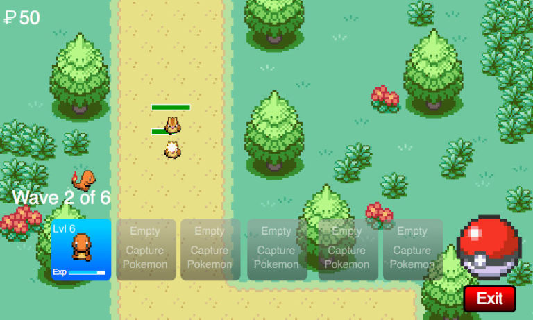 pokemon tower defense 2 pokemon list